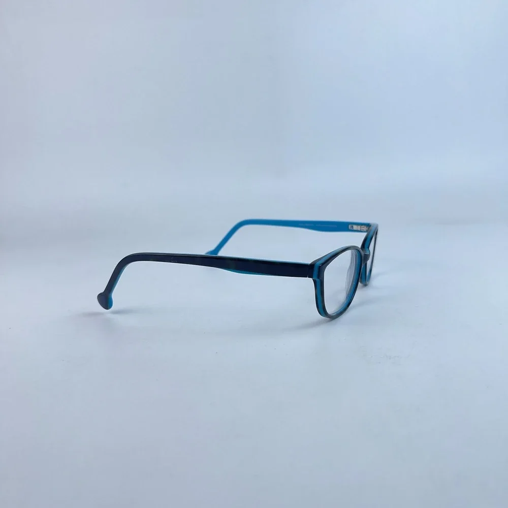 Lisa Loeb Hurricane 162 Women Eyeglasses Frame Aqua Full‎ Rim 51-16-135